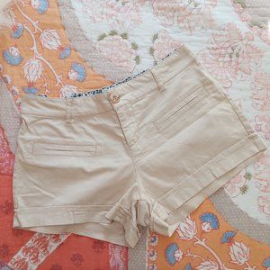 Ci Sono beige pink dress shorts